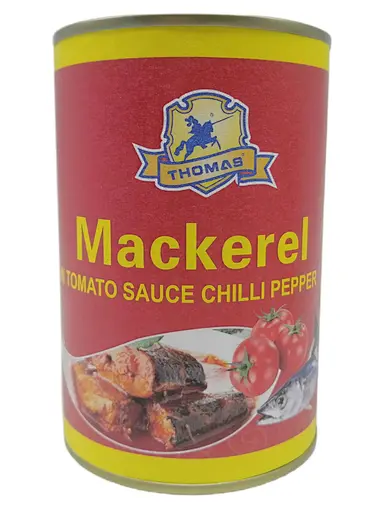 canned mackerel with tomato sauce