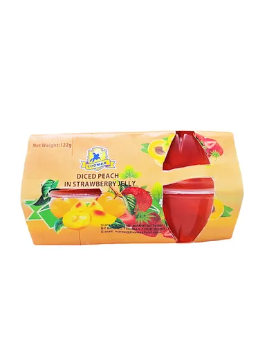 oem peach strawberry cup