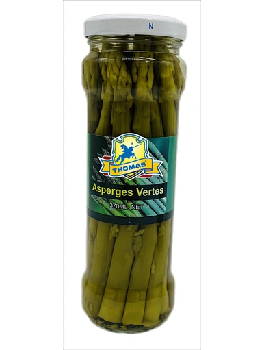 canned green asparagus spears