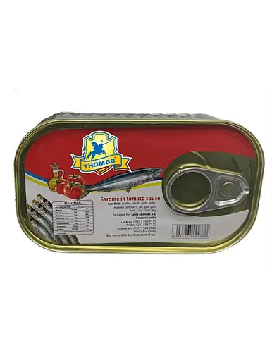 canned sardine fish in tomato sauce