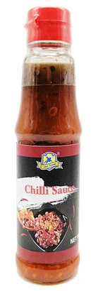 bottles chilli sauce