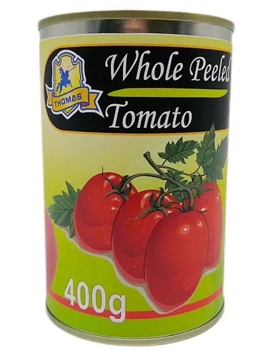 peeled tomatoes 400g can