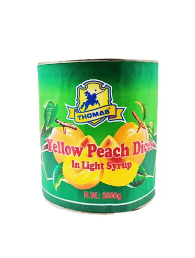 canned peach halves