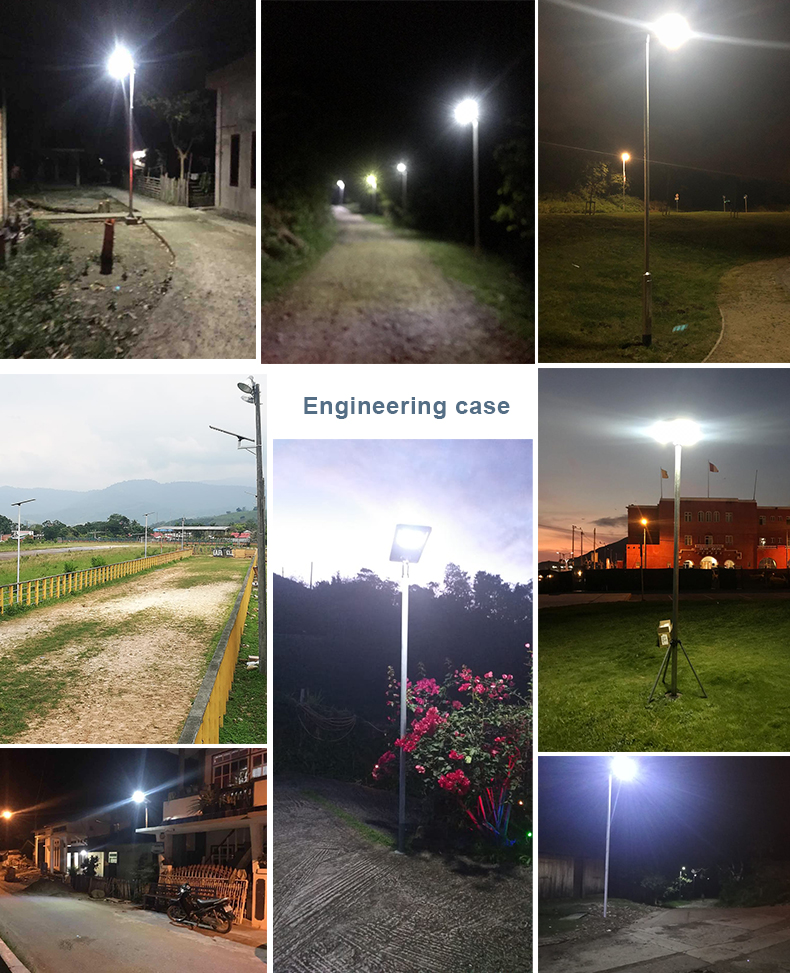 Shenzhen Eshine 200W 400W 500W Commercial Street Light IP66 waterproof outdoor Solar Street Light with Pole
