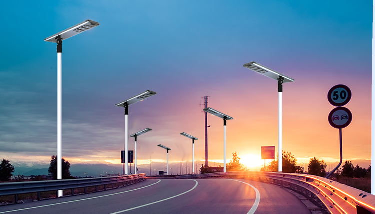 40W 50W 60W IP65 Integrated Intelligent All In One Solar Led Street Light Outdoor Lighting Solar Street Light