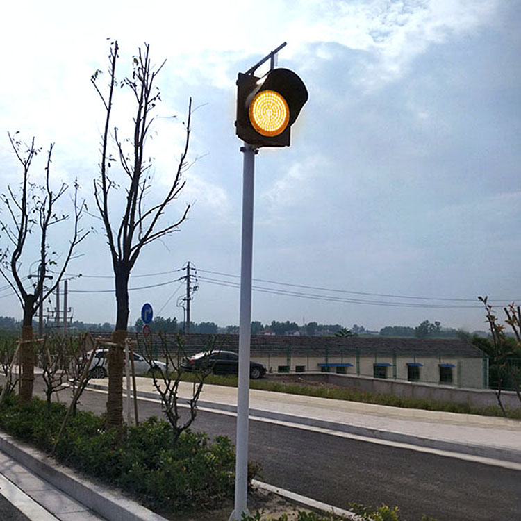SHENZHEN ACMESHIHNE Wireless Solar Traffic Light Security Led Traffic Solar Powered Blinker Traffic Signal Light