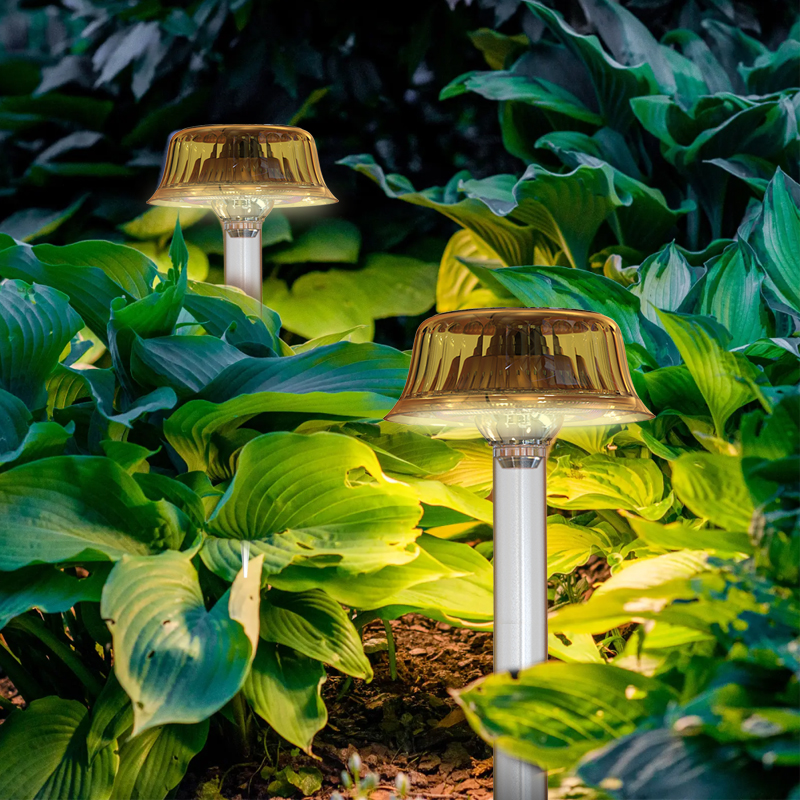 RGBW Jellyfish solar led garden lights for lawn pathway flower pot decoration and growing lighting