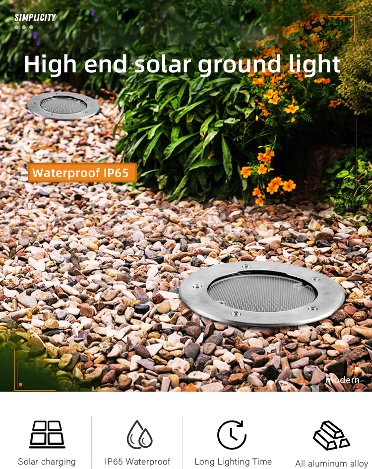 Outdoor Brightness Easy Install Pathway Yard Steps Walkway Solar Power Light Sensor LED Solar Garden Lighting