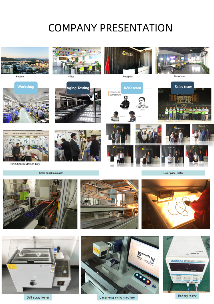All in one solar street light solar LiFePO4 Smart rotatable parking lot light integrated street road lighting remote control