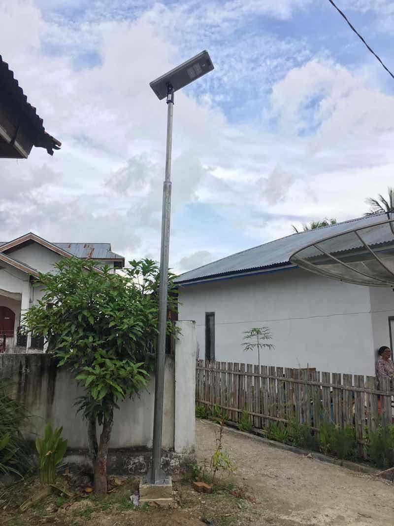 35W All in one Solar Street led Light aluminum housing outdoor city community street road lighting