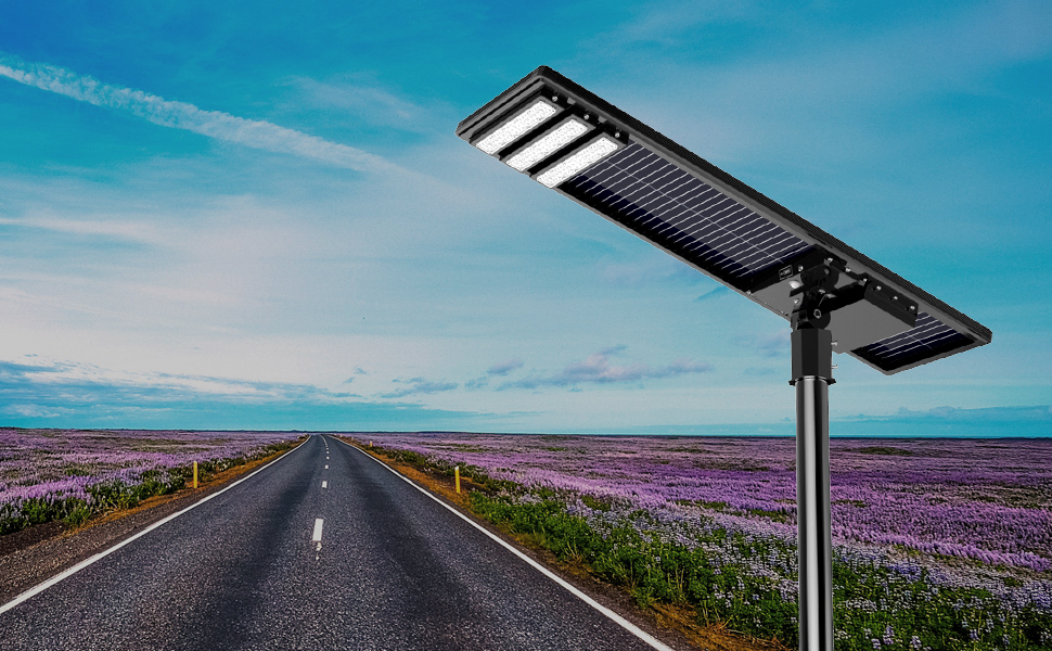 Remote Control Sensor Super Led Street Light with LIFEPO4 Battery