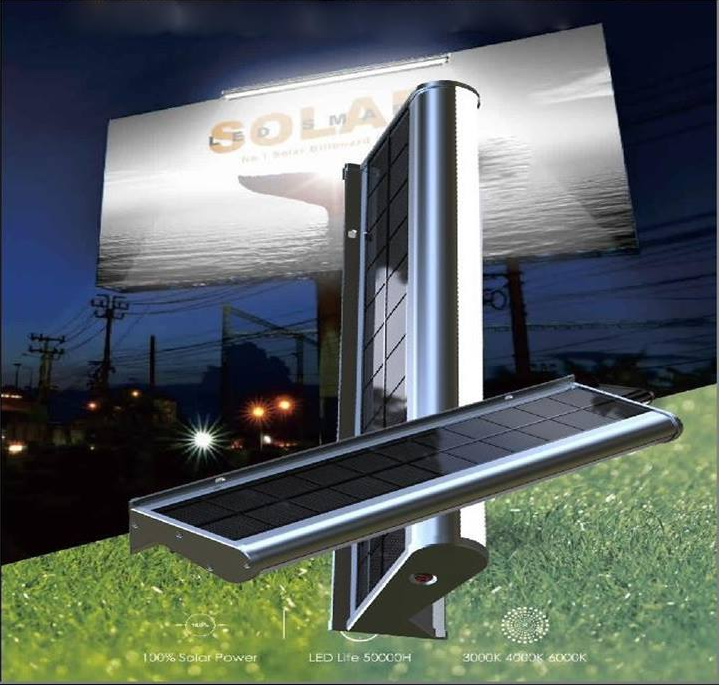 Dual lamp head Street Light 100W 150W 300W Solar Powered Led Chips 210LM/W Parking Lot road lighting