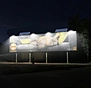 outdoor advertising trivision billboard