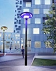 decorative street light with pole
