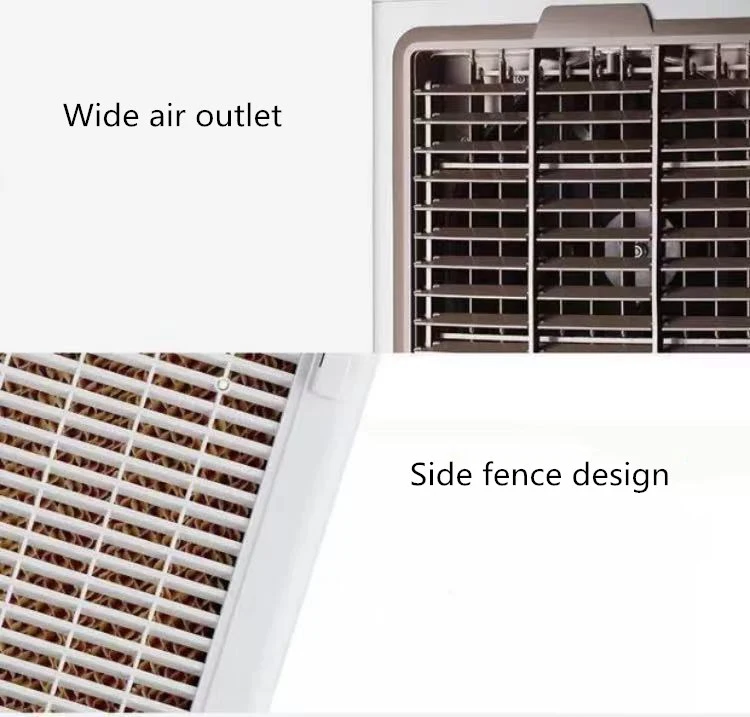 70L factory Industrial Movable water Evaporative Air Cooler Quick Conditioner Air Evaporative Cooler