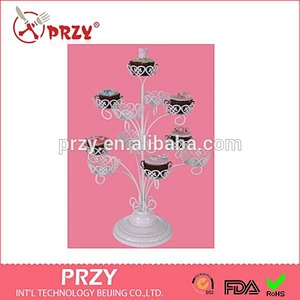 wedding cake metal display shelf