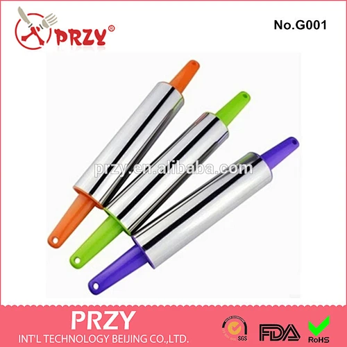 Wholesale high quality stainless steel rolling pin