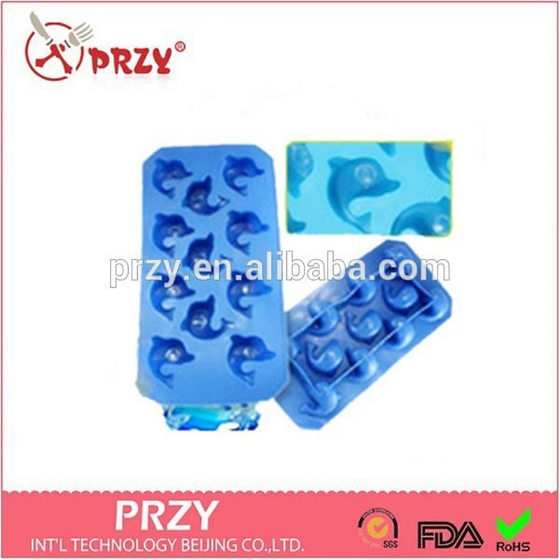 Home usage whales shape silicone ice mold