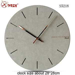 S5218 new arrival wall clock silicone concrete mold DIY clock molds dish tray mold