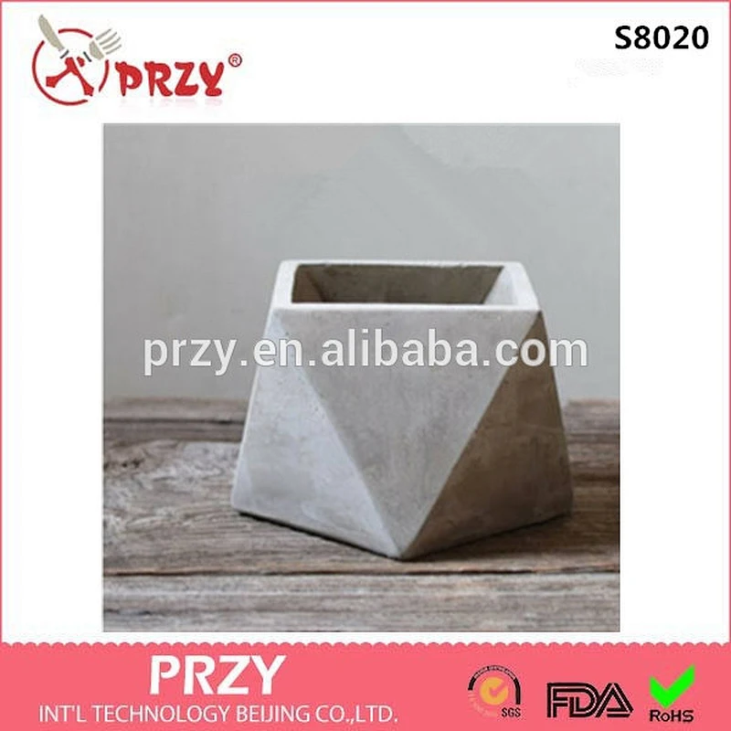 Special Style 3D concrete pot Mould 100% handmade silicone molds for concrete flower pots (PRZY)
