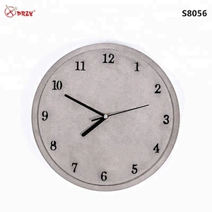 PRZY Simple Cement wall clock Molds creative Silicone Concrete Hanging Clock mold modern industrial wall clock silicone Mould