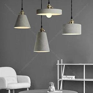 Nordic creative Cement lampshade Mould Retro bar coffee house Concrete small chandelier Silicone molds