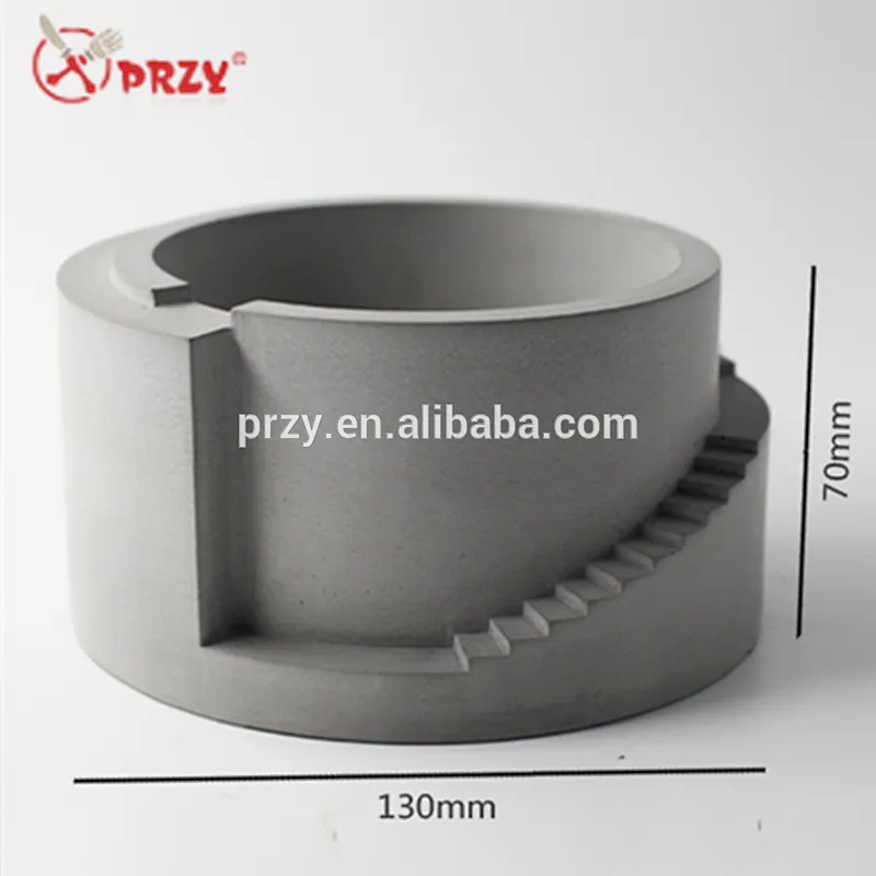 S8129 Concrete flower pot silicone molds przy 2018 new 3d cement silicone Vase Moulds