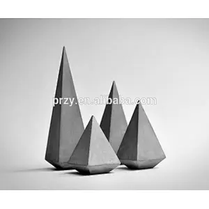 PRZY 2018 new Cement cone rings holder silicone molds jewelry display stand molds for concrete Nordic