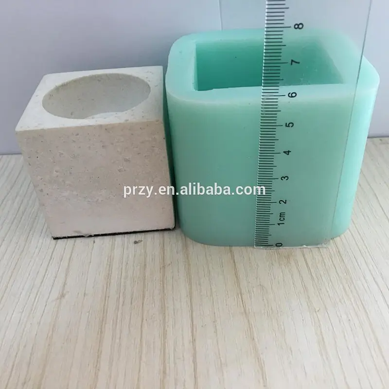 S5137 Candlestick silicone mold for concrete silicone cement mold food grade silicone molds