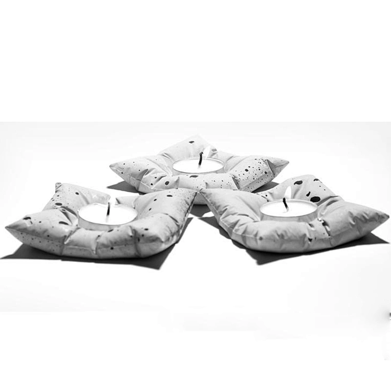 S9070 silicone concrete molds cement Pillow mould candle holder mold candlestick molds home crafts decoration
