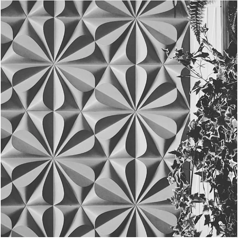 Triangular form cement wall brick mold Concrete tile molds Simple design Wall decoration Mold