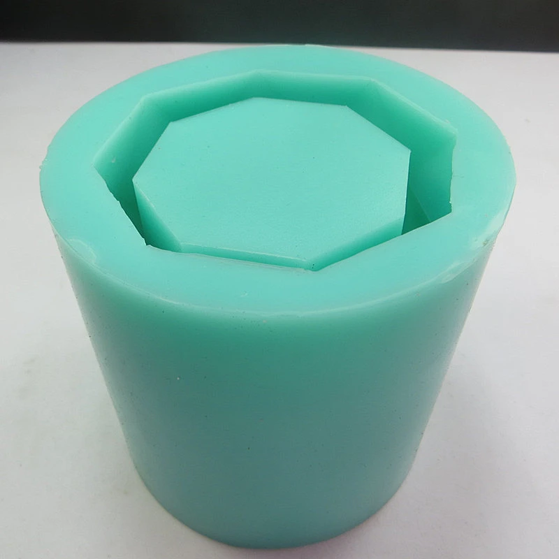 Silicone molds Concrete Crafts  Pen Holder mould 3d Geometric Mold Cement flower pot for Home Decoration
