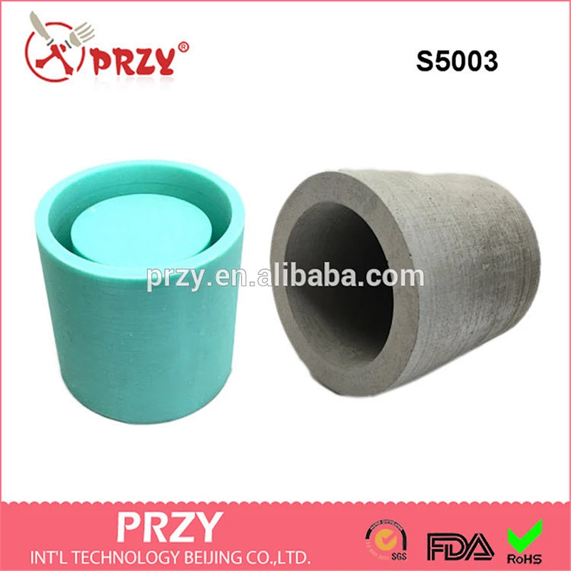 Cylindrical Planter Mold silicone mould vase mold