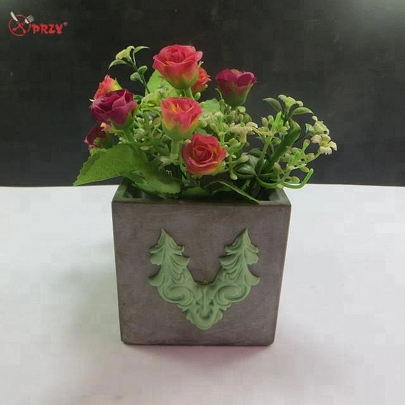 HP0007 Concrete Storage Pot molds fondant decorative 10cm Cement flower pots silicone Mold