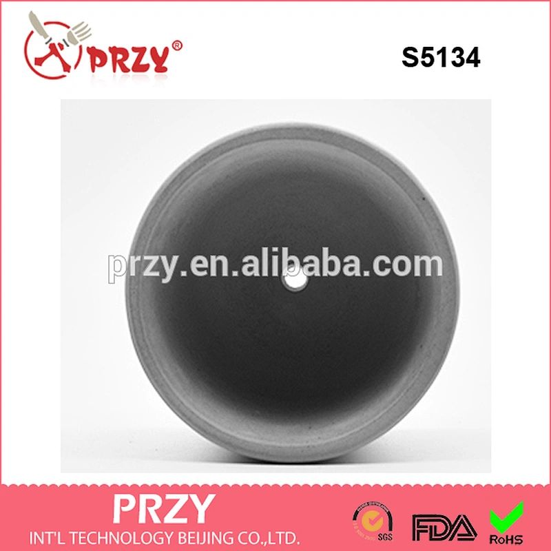 S5134 PRZY round shape cast concrete silicone molds silicone planter mold silicone vase molds