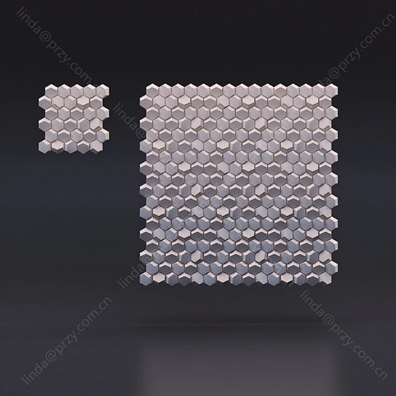 Geometric honeycomb wall tile mold silicone concrete brick molds 3D Decorative Wall Panels mould