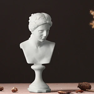 3D  Statue Soap mould Cement figure statue desk Decoration silicone molds