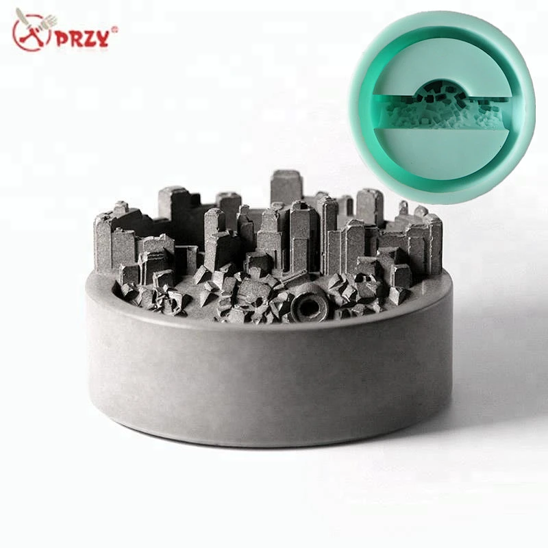 Creative Cement pen holder molds office vase decoration mold Silicone study concrete decorations mould