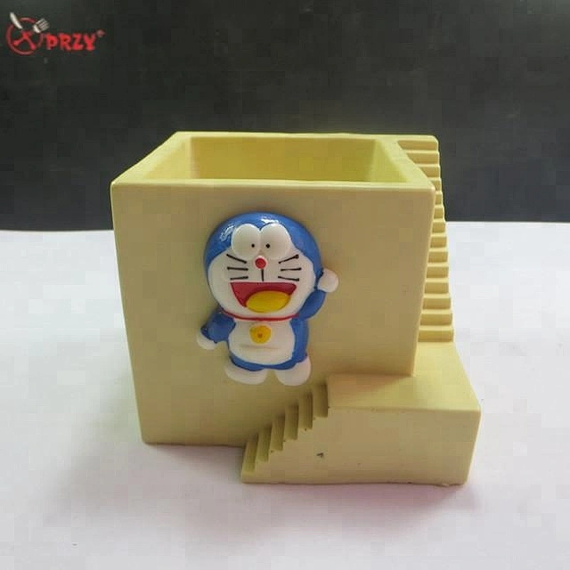 Stair Cement planter mold Fondant Cat decorative Concrete Vase decoration Molds HP0011