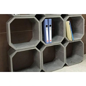 S9193 Silicone concrete molds for Office shelf and stacks Concrete craft silicone molds