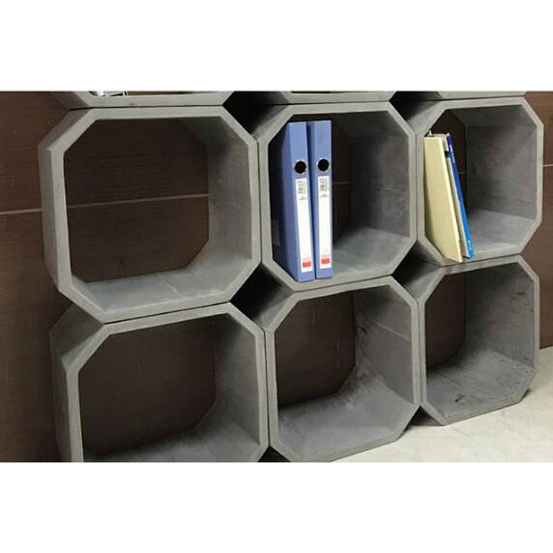 S9193 Silicone concrete molds for Office shelf and stacks Concrete craft silicone molds