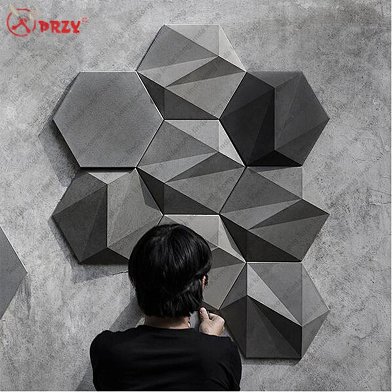 Cement creative decorative brick silicone mold TV background wall Brick mold silicone
