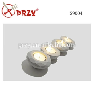 S9004 silicone mold Concrete molds apple candlestick home crafts decorations cement holder mold