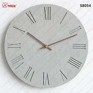 European style new Concrete wall Clock mold Silicone Cement hanging digital clock Wall Silicone Molds