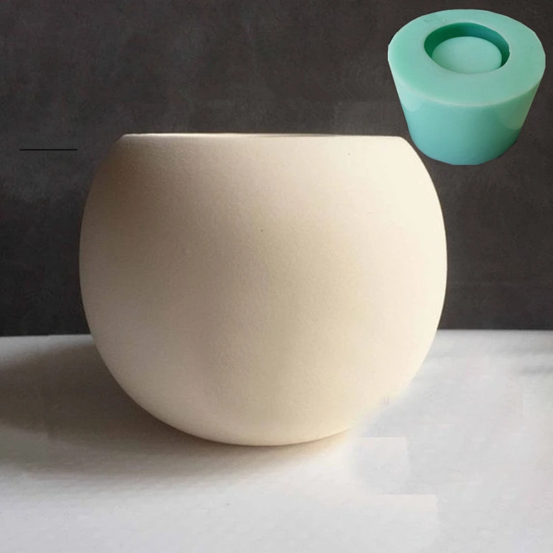 Nordic Concrete planter molds Silicone succulent plants pot Mold desk Cement decoration Mould