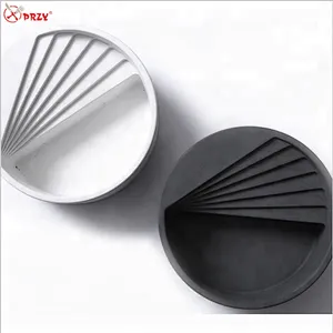Silicone mold Cement multi-meat flower pots inside the semi-circular combination molds 3d concrete vase mold