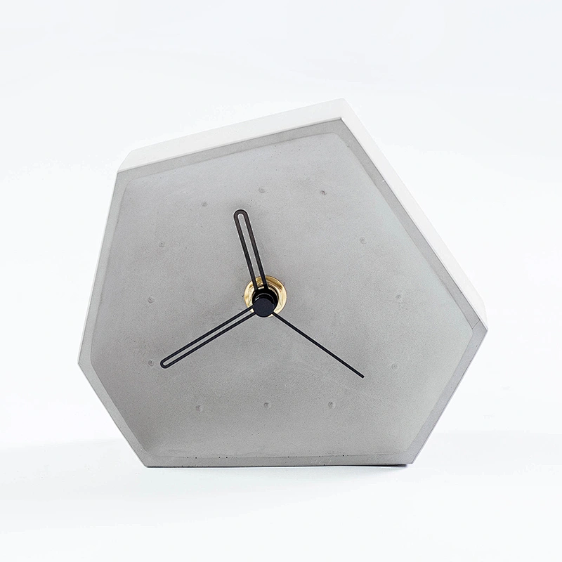 S9097 Creative cement clock silicone molds Desk ornaments molds DIY silicone concrete craft molds