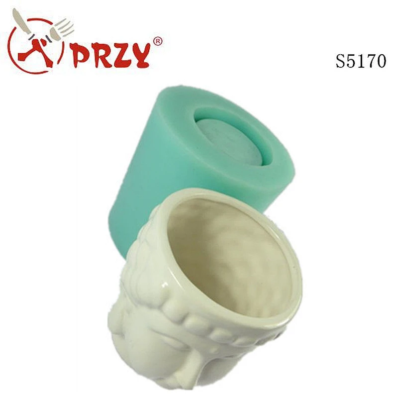 Buddha crafts Silicone vase concrete Planter Mold creative Silicone concrete flower Pots Molds for good sale