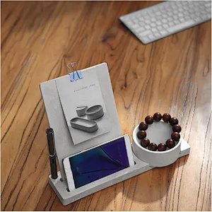 Concrete desktop storage box Mold 3 sets/pcs Home decoration office shelf Silicone Molds