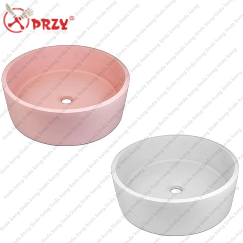 2018 new Retro silicone Concrete life washbasin mold Cement Bathroom basin silicone molds